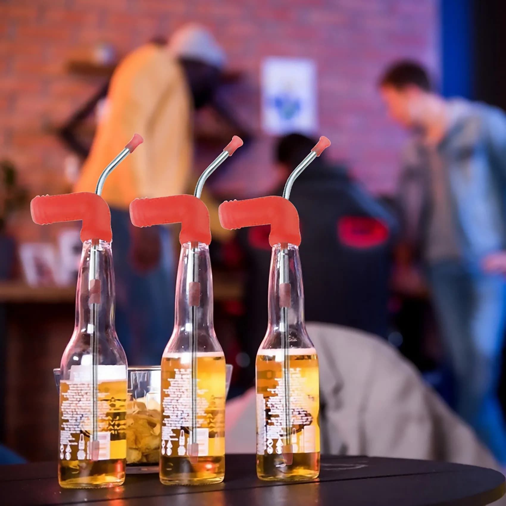 B69C Snorkel per birra, doppio boccaglio per birra, dispenser per birra