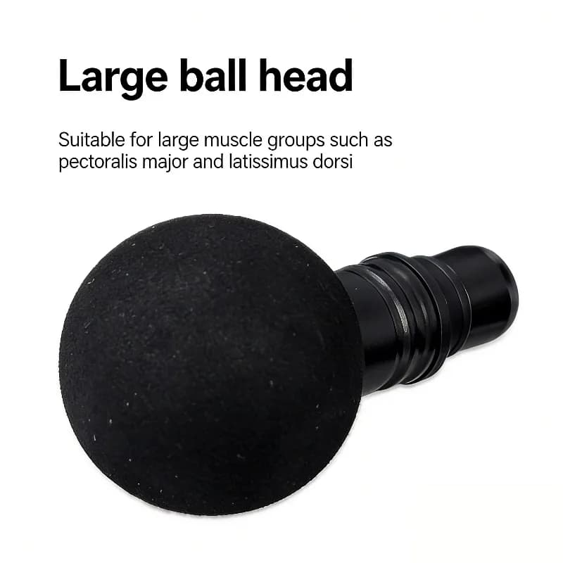 Accessories Premium Durevoli for Massage Gun Therapeutic: Background Muscular Massage Heads, Fast and Full Body Recovery Attachments