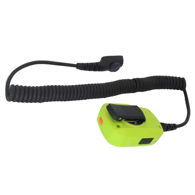 SWXF Microfono portatile PTT verde per Hytera HYT PD700 PD700G PD780 PD780G Walkie Talkie