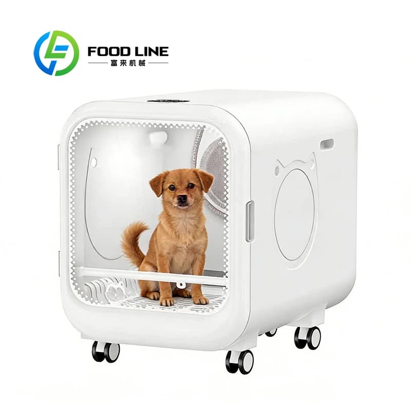 Box Asciugatrice Automatica Personalizzabile per Animali Domestici, Controllabile tramite App, Ultra Silenziosa, Senza Mani, per Gatti e Cani di Piccola Taglia, per la Toelettatura Domestica
