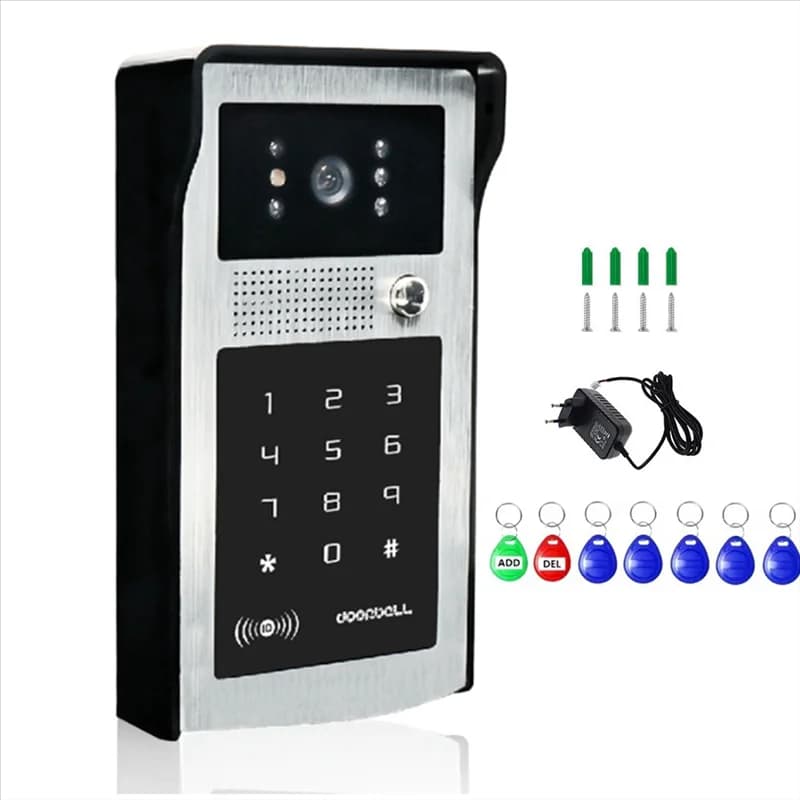 B18B Tuya Smart Wifi Video intercom Doorbell System1080p Wireless intercom External WIFI Camera RFID card for home security EU