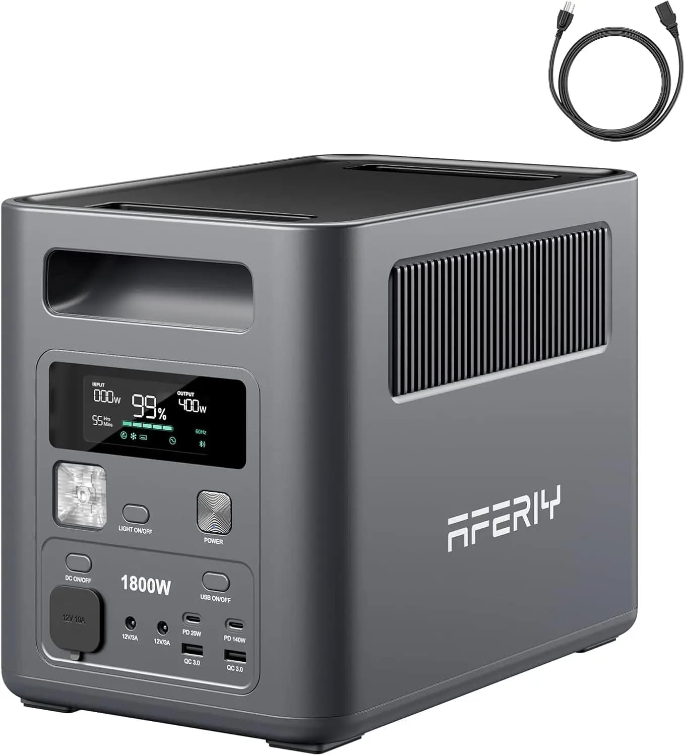 Portable Power Station Lifepo4 Solar Generator 1024wh 1800w Ac Output Home Camping Rv Outdoor Emergencies Solar Panel Optional