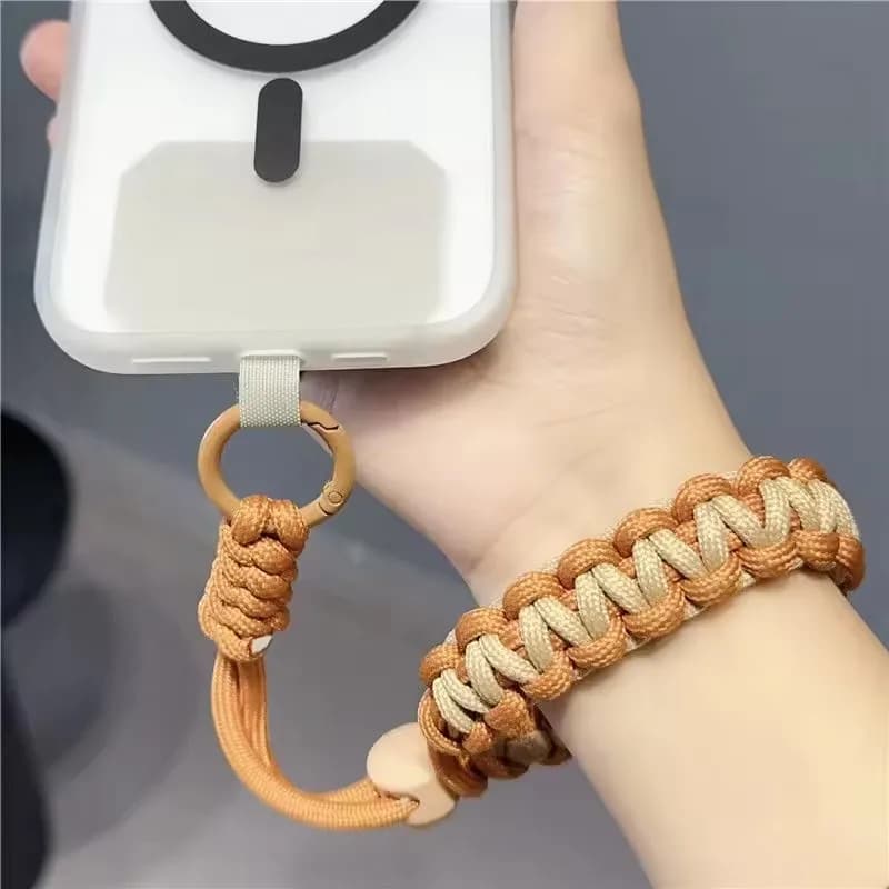 Universal Adjustable Mobile Phone Self-locking Anti-loss Lanyard for iPhone Samsung Case Short Wrist Strap Cell Phone Strap