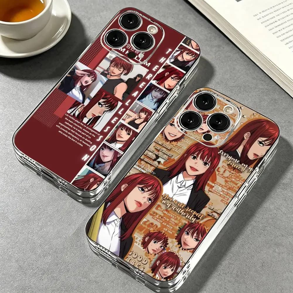 Popular Korean Manga Teach You a Lesson Phone Case For iPhone 17 16e 16 15 14 13 12 11 mini Pro Max Transparent Soft Cover