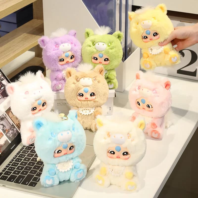 Colored 16 cm/6,29 inch colored cartoon pony shape, backpack pendant, birthday gift for children and friends