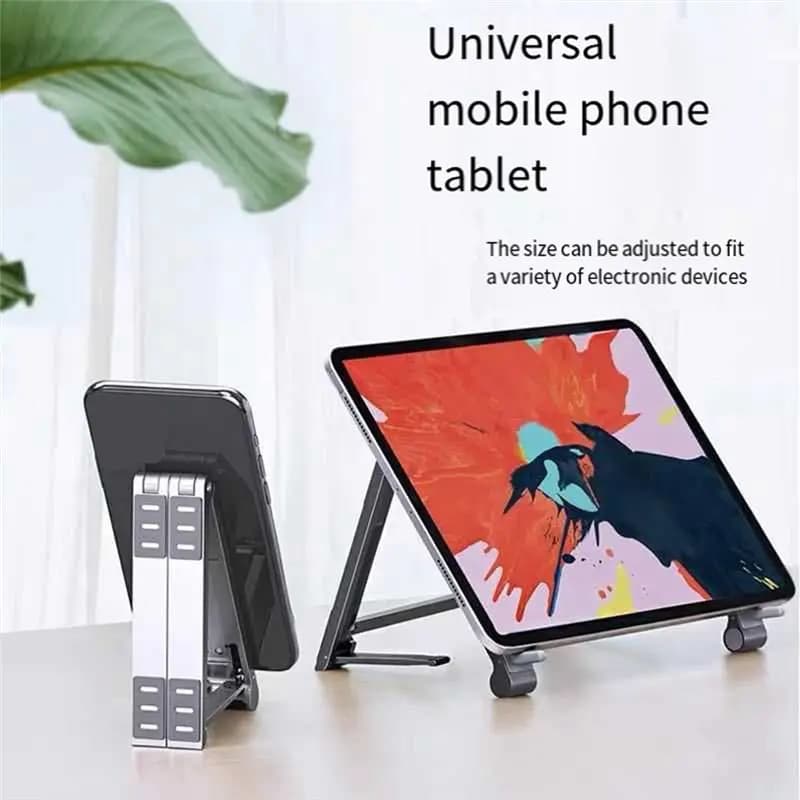 Supporto per laptop A43M da scrivania, supporto ergonomico regolabile e portatile, supporto portatile 3-in-1 con funzione di archiviazione, grigio
