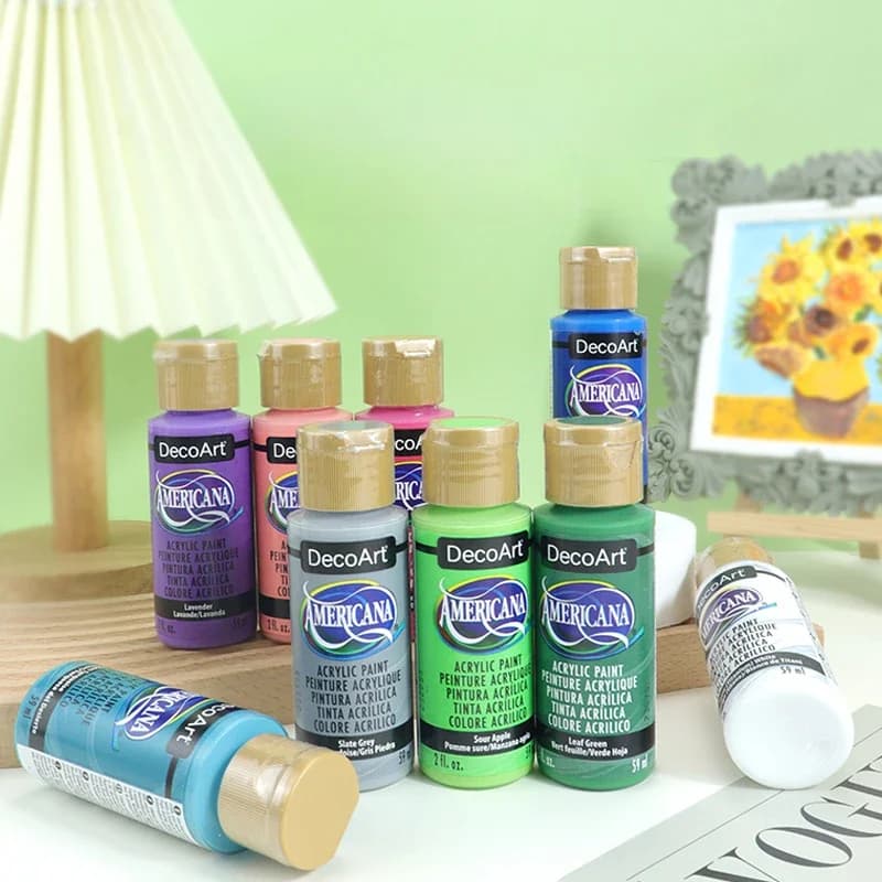 59ml Vernice acrilica opaca Aromaterapia Gesso Diffusore Pietra Dipinta a mano Pittura murale Colorazione Pigmento acrilico fai da te fatto a mano