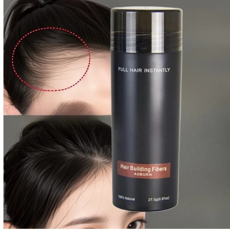 Polvere di ricrescita istantanea Fibra per capelli 1 bottiglia Spray per ispessimento della cheratina Fibra per la costruzione dei capelli Poudre 27.5g Migliore correttore per la perdita dei capelli