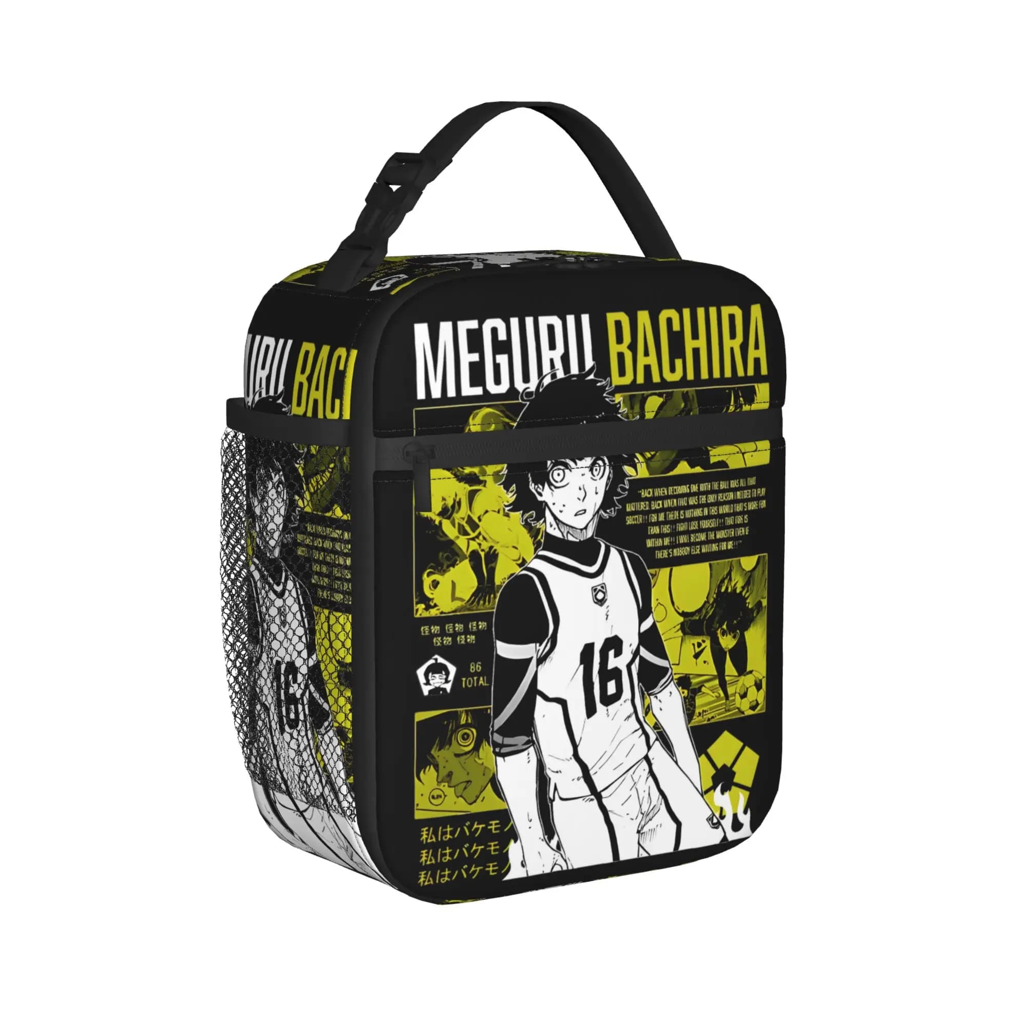 Borse termiche per il pranzo Blues Locks, borsa frigo riutilizzabile, contenitore per il pranzo Bachira Meguru, borsa grande per il pranzo, borsa per alimenti