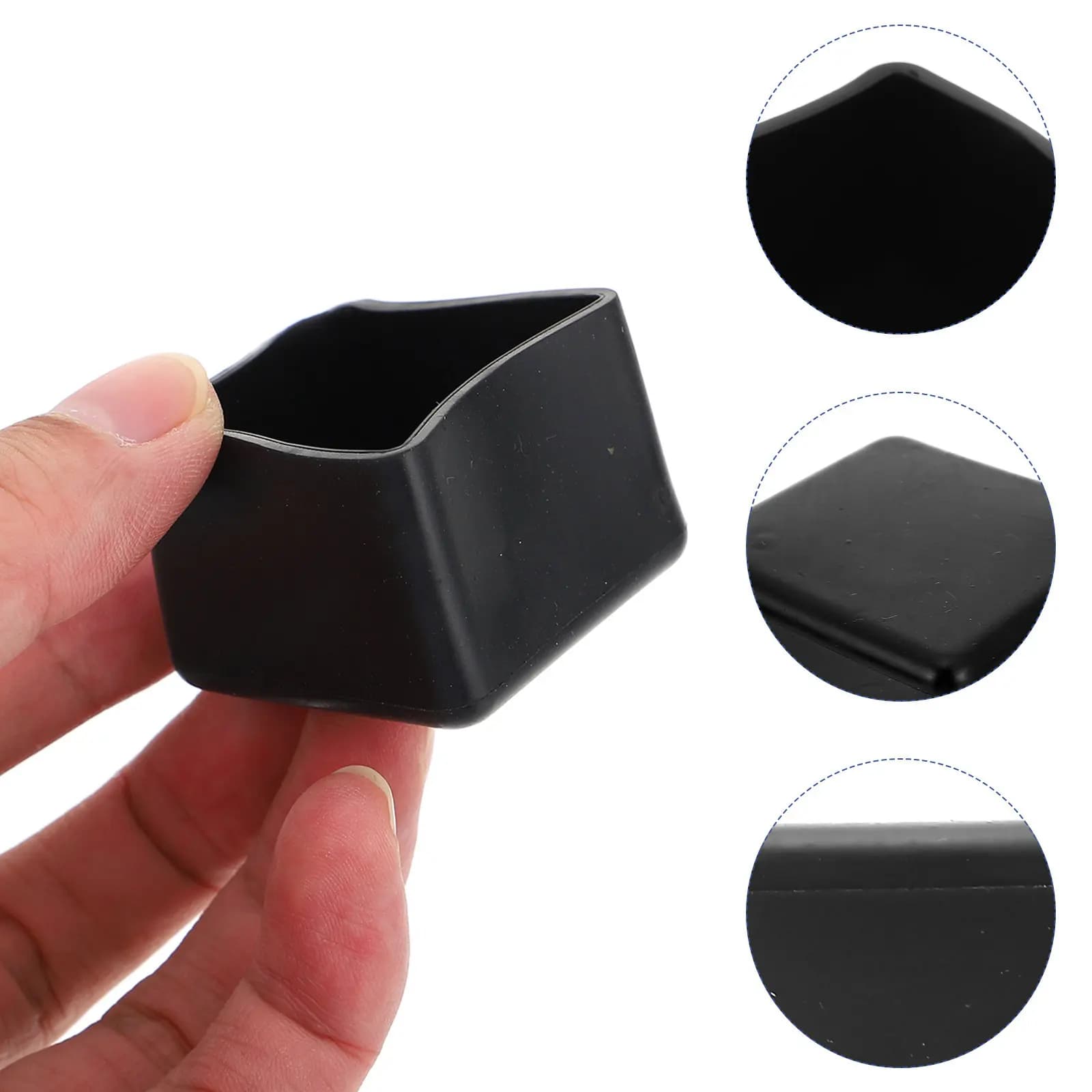 24 pezzi di coperture per piedini di mobili ispessite, protezioni per gambe di sedie, protezioni antiscivolo per pavimenti, accessori per piedini di mobili resistenti ai graffi