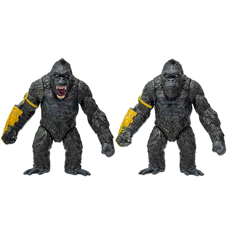 2 stili King Kong Gorilla Giunti articolati Action Figure mobili Collezione di bambole in vinile Giocattoli di modello