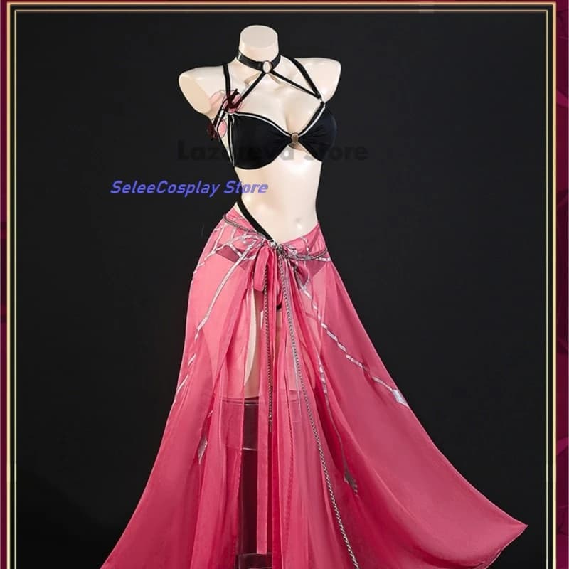SeleeCosplay Store Honkai Star Rail Kafka Swimsuit Cosplay Game Soul Costume Women's Swimwear Personalized Oriental Chest for Adults