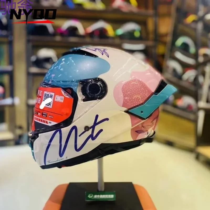 DOT ECE Nuovo MT Thunder 4 Casco Moto Doppia Lente Full Capacete Protezione Solare Donna Uomo Pista Da Corsa Ciclismo Per Suzuki Per BMW
