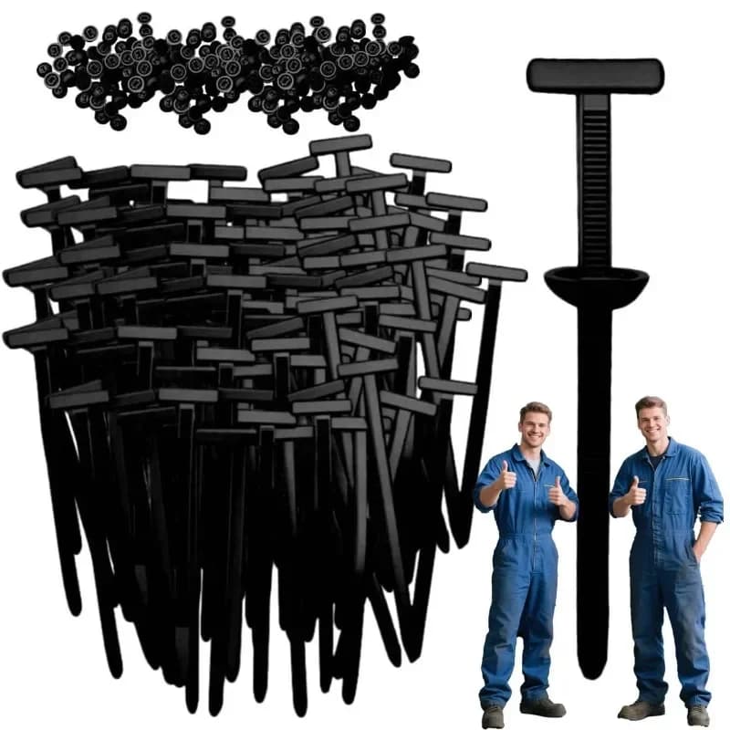 Nylon Universal Cable Tie Buckle, Automotive Plastic Fastener Buckle, Heavy-duty Zipper Clip,plastic Cable Tie Tool