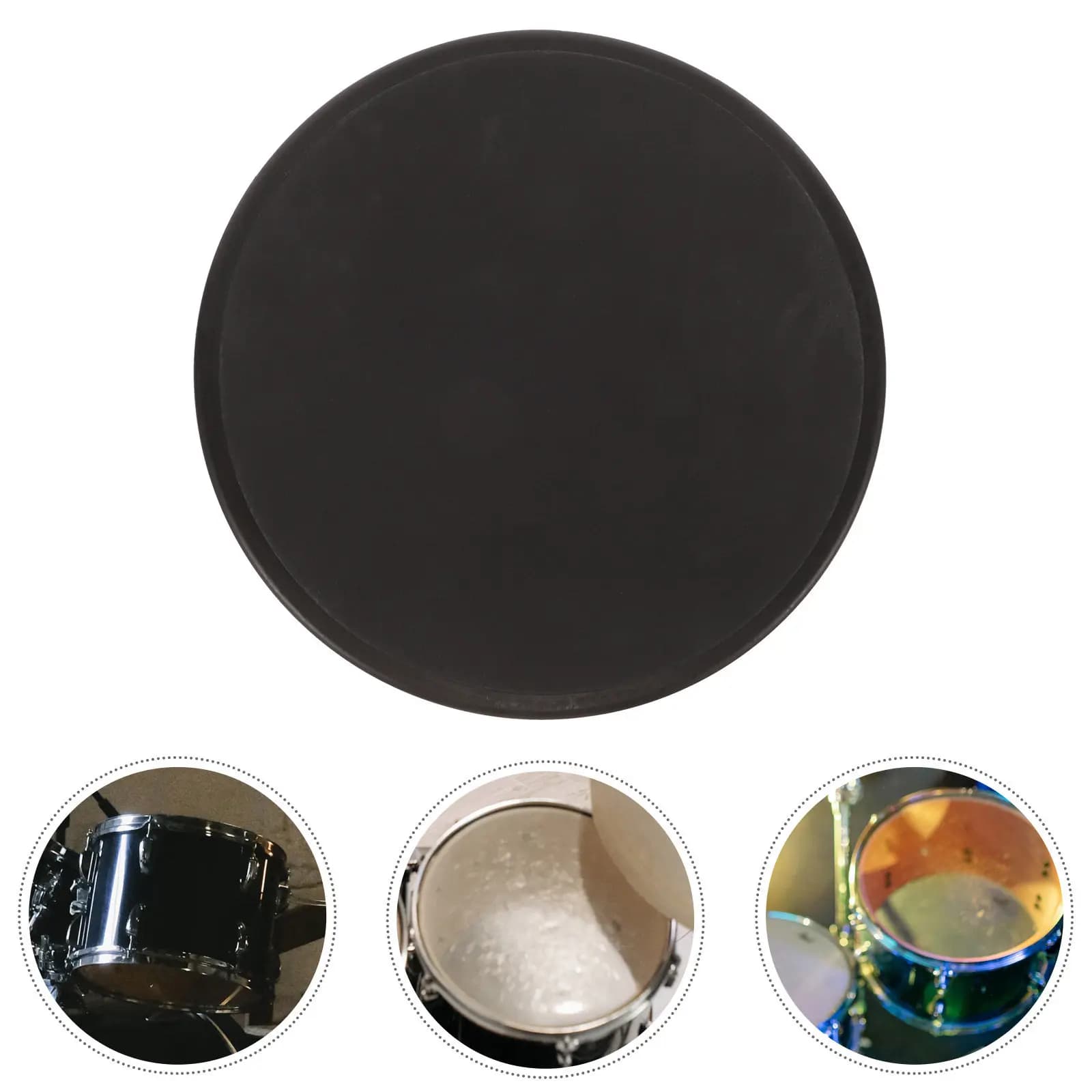 Pad Silenzioso in Gomma per Batteria Elettronica, Design Silenzioso per Riduzione del Rumore, Ideale per Appartamenti, Spazi Condivisi e Principianti