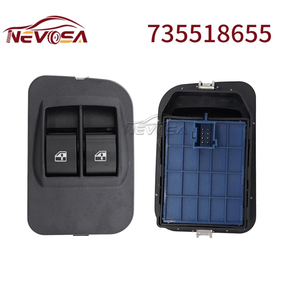 NEVOSA 735518655 735461275 pulsante di controllo interruttore finestra principale per Citroen Nemo Peugeot Bipper Fiat Doblo Qubo Fiorino