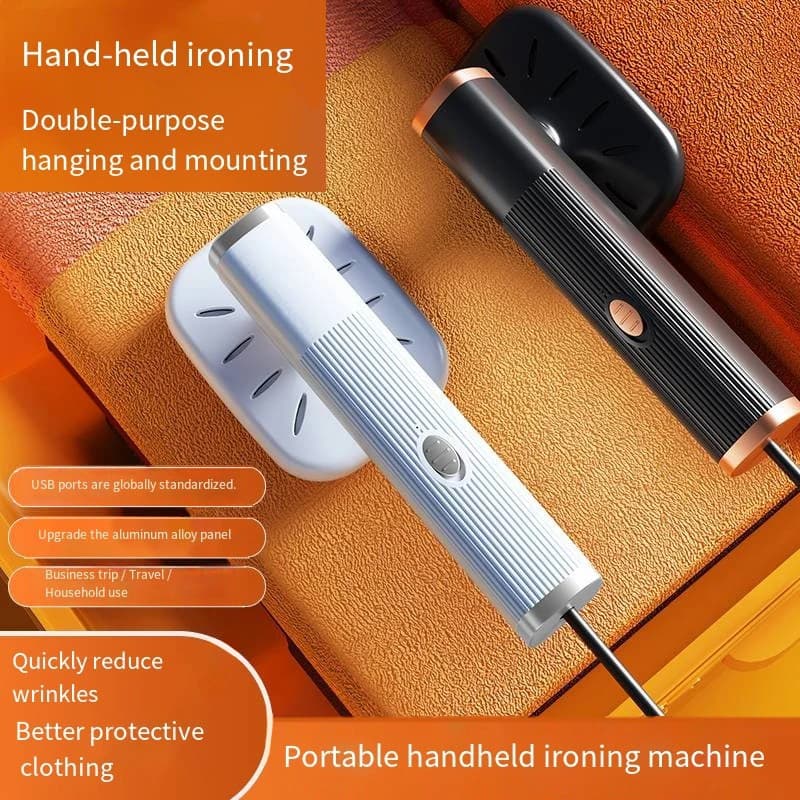 Ferro da stiro a vapore portatile HOMFISH 360 ° Stiratura Piccola stufa a vapore per indumenti Macchina da stiro elettrica alimentata tramite USB per stirare i vestiti in tessuto