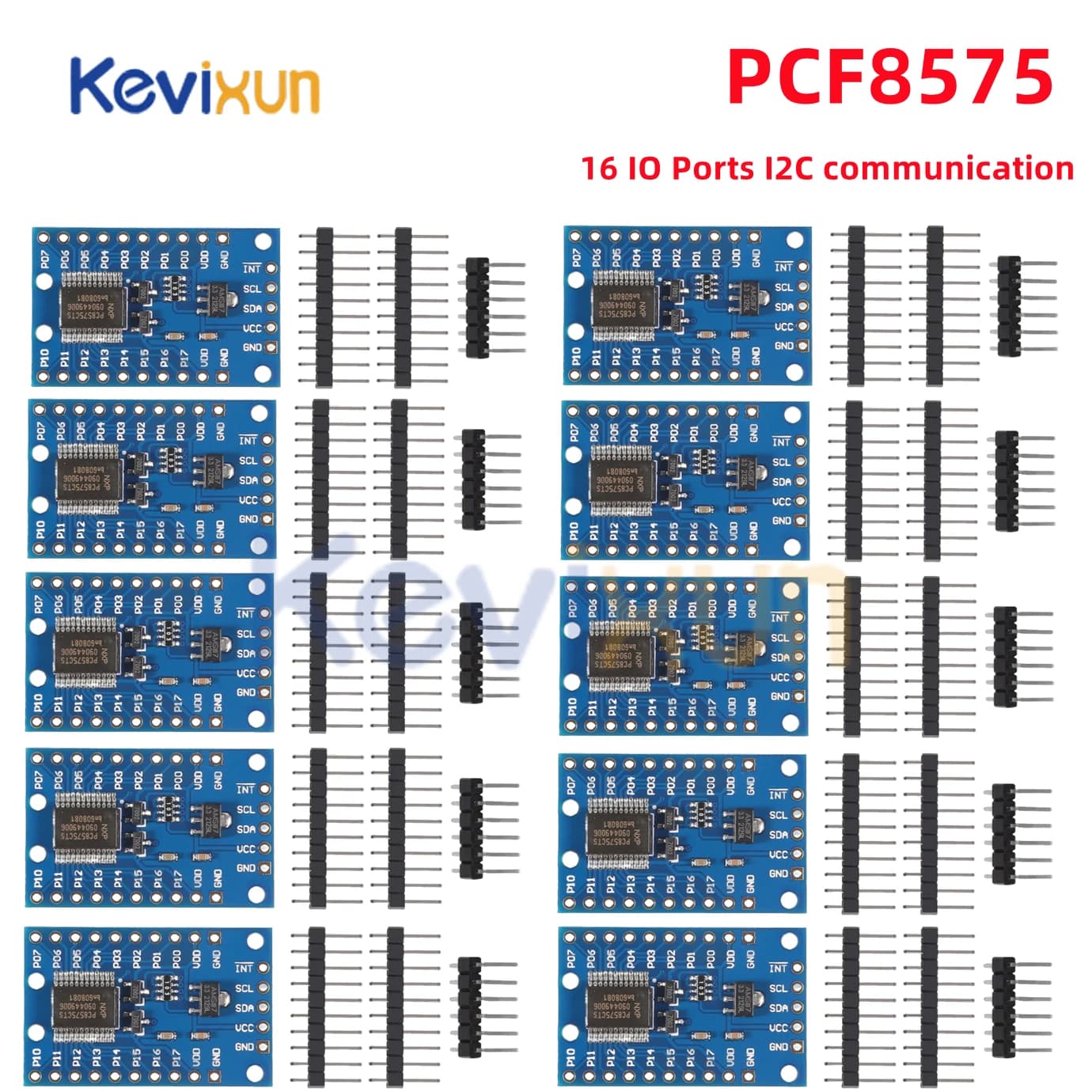 1-10 pz/PCF8575 modulo espansione porta IO Expander board DC 2.5-5.5V I2C controllo di comunicazione 16 porte IO per Arduino