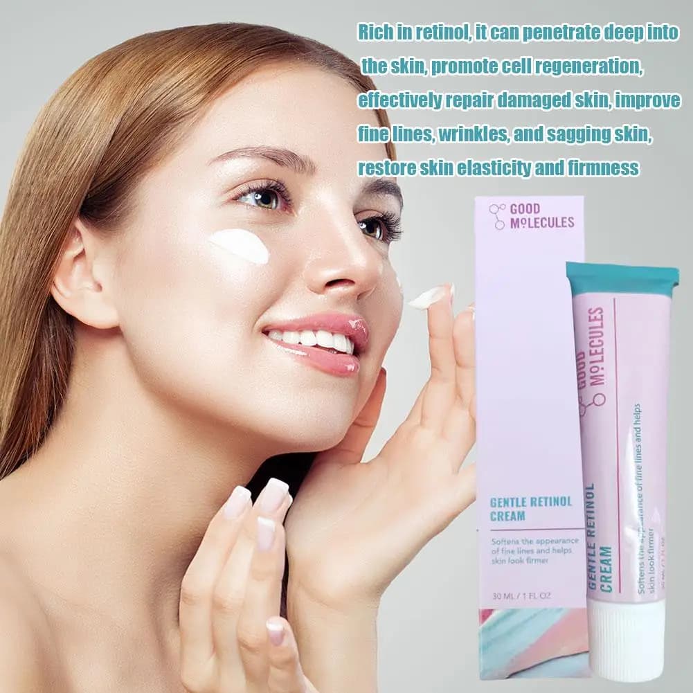 Good molecules retinol cream Hyaluronic acid Caffeine Eye care Eye skin care Nutrient eyes gel Fresher skin Softens thin lines