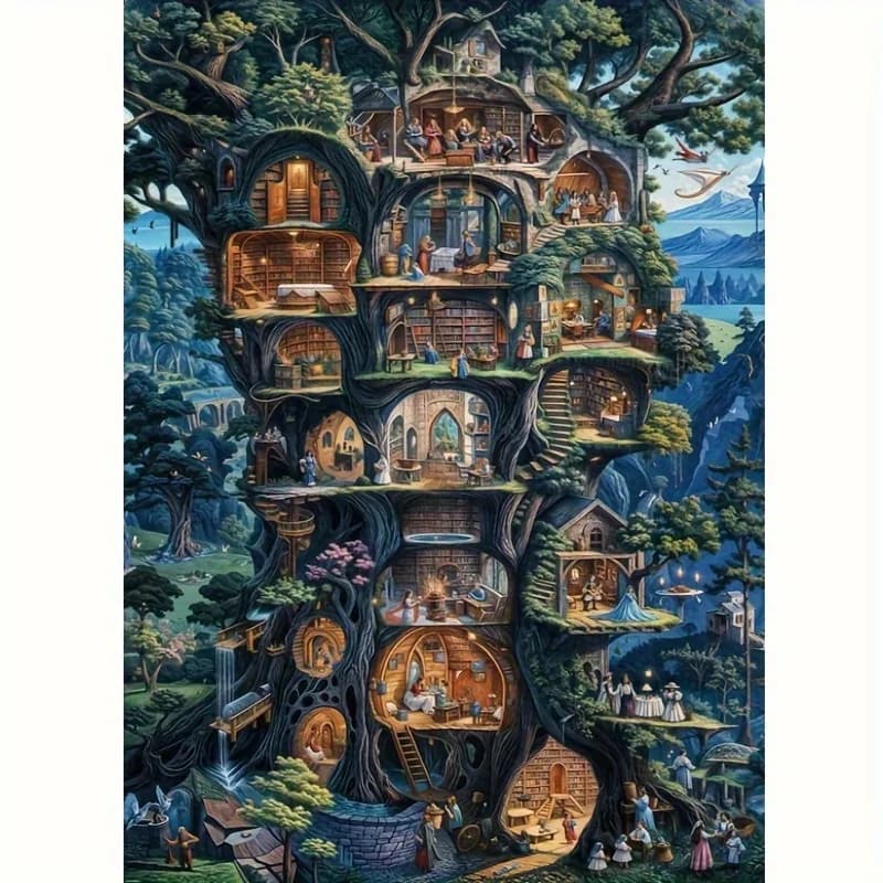 Acrylic Paint By Numbers Landscape Themed Painting By Numbers on Canvas Coloring By Number for Adults Paint Digital Art