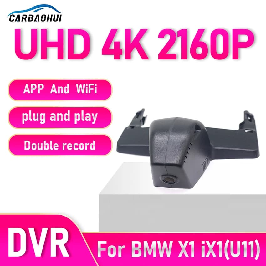 Nuovo! Dash Cam 4K Plug and Play per BMW X1 iX1 (U11) 2023-2026, Registratore Video DVR Integrato OEM con Connessione WIFI e Controllo tramite APP