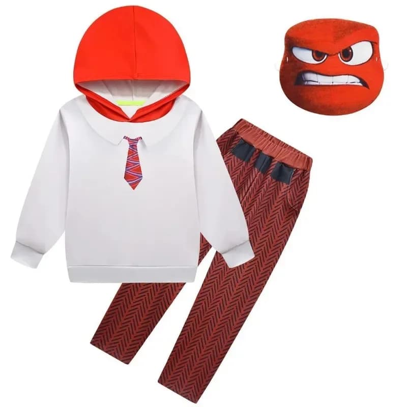 New 2026 2PCS Inside Out 2 Joy Cosplay Costume s Clothing Set with Mask ren Cartoon Anime for Halloween Birthda Cosshe COS