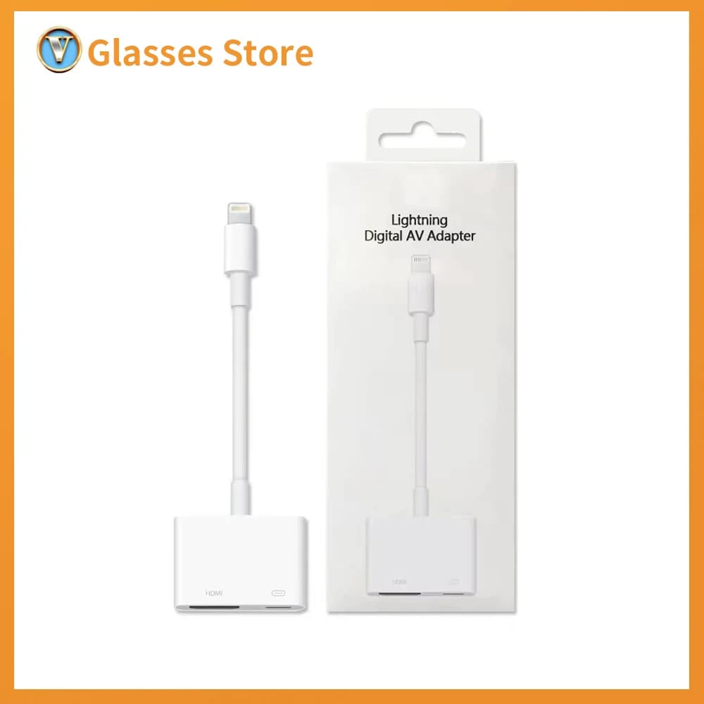 Adatto per interfaccia IPhone da Lightning a HDMI IPad nessun marchio collegato allo schermo Mirroring del proiettore TV