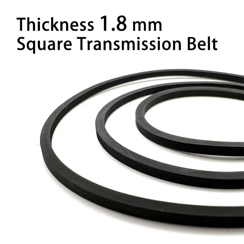 1 pz 1.8mm registratore a nastro cinghia di trasmissione in gomma cassetta ponte ripetitore audio CD DVD VCD accessori cinghia quadrata universale