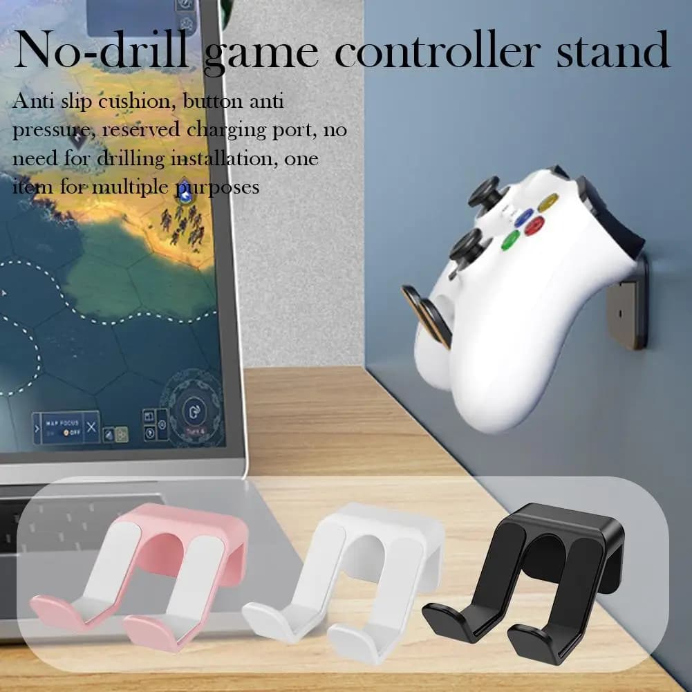 Supporto per gamepad da parete per controller Xbox, gancio per cuffie, supporto per gamepad per accessori PS5 PS4