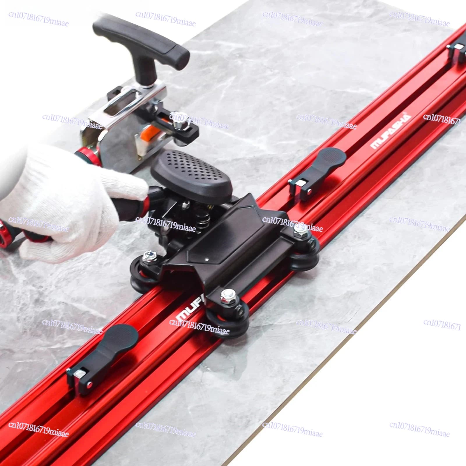 MUFASHA ML3200 Taglierina per piastrelle manuale portatile da 3200 mm Taglierina per piastrelle a mano professionale con tre lame da taglio Coltello a spinta Taglierina per lastre