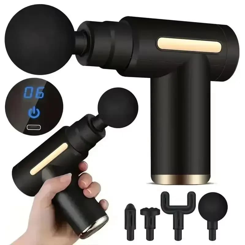 Mini Massage Gun Band Machine Muscle Relaxation Vibration, Low Noise Portable Massage, Deep Meat Comfort, Intelligent