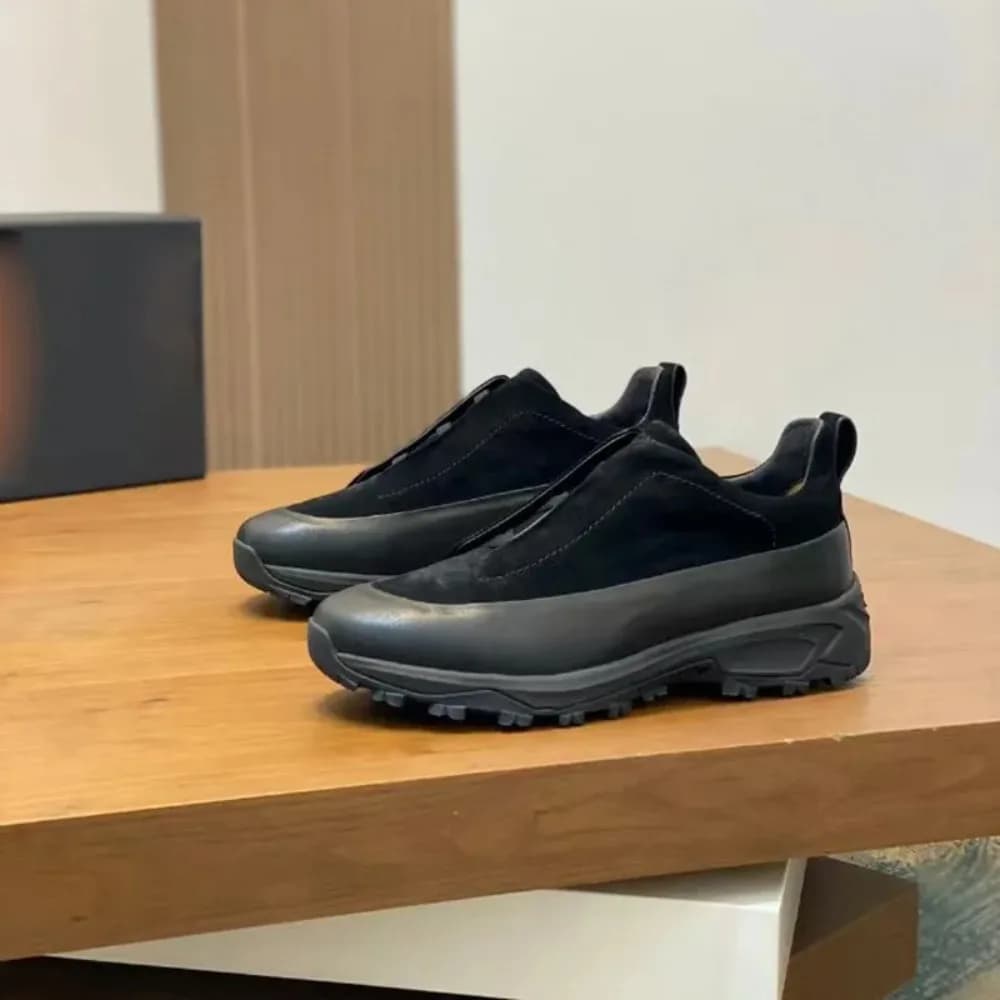 Nuove Sneakers Casual da Uomo 2026, Scarpe da Corsa di Lusso in Vera Pelle con Suola Spessa, Leggere, Comode e Antiscivolo