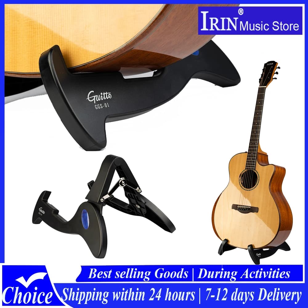Universal Guitar Stand Foldable Portable Tripod Holder Acoustic/Classical Guitarra A-Frame Rack Holder Guitar Parts & Accessory