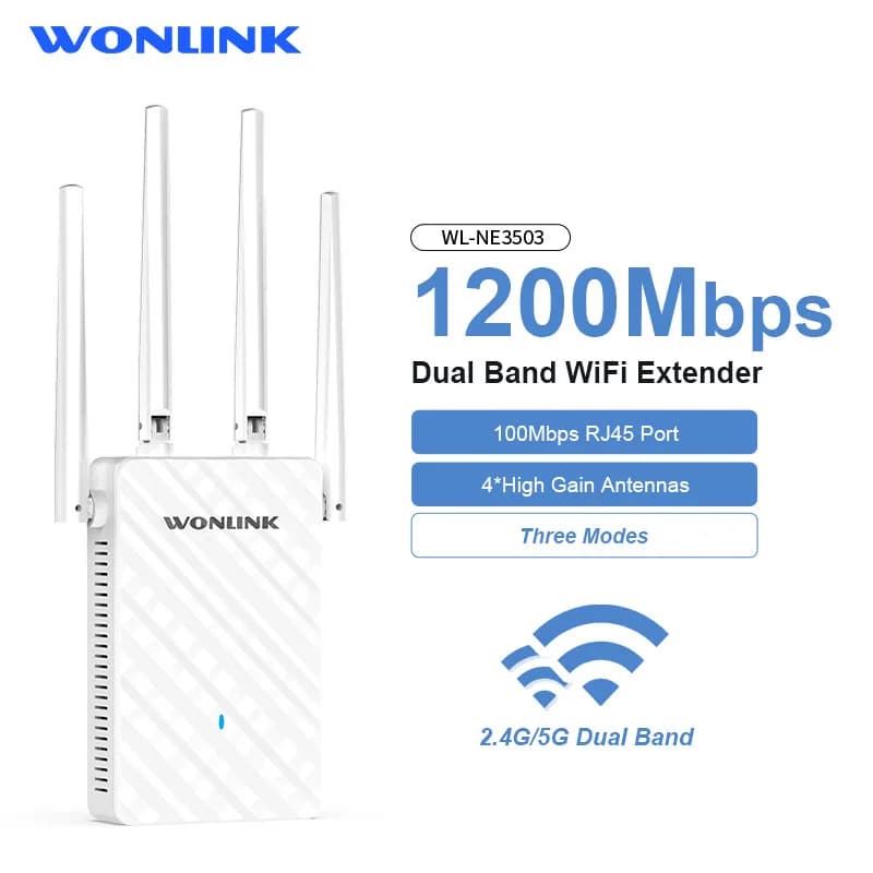 COMFAST 2.4/5Ghz Dual Band 1200M WiFi Amplificatore Ripetitore di Segnale Internet Ripetitore Wi-Fi Range Extender Antenna Per Ripetidor domestico