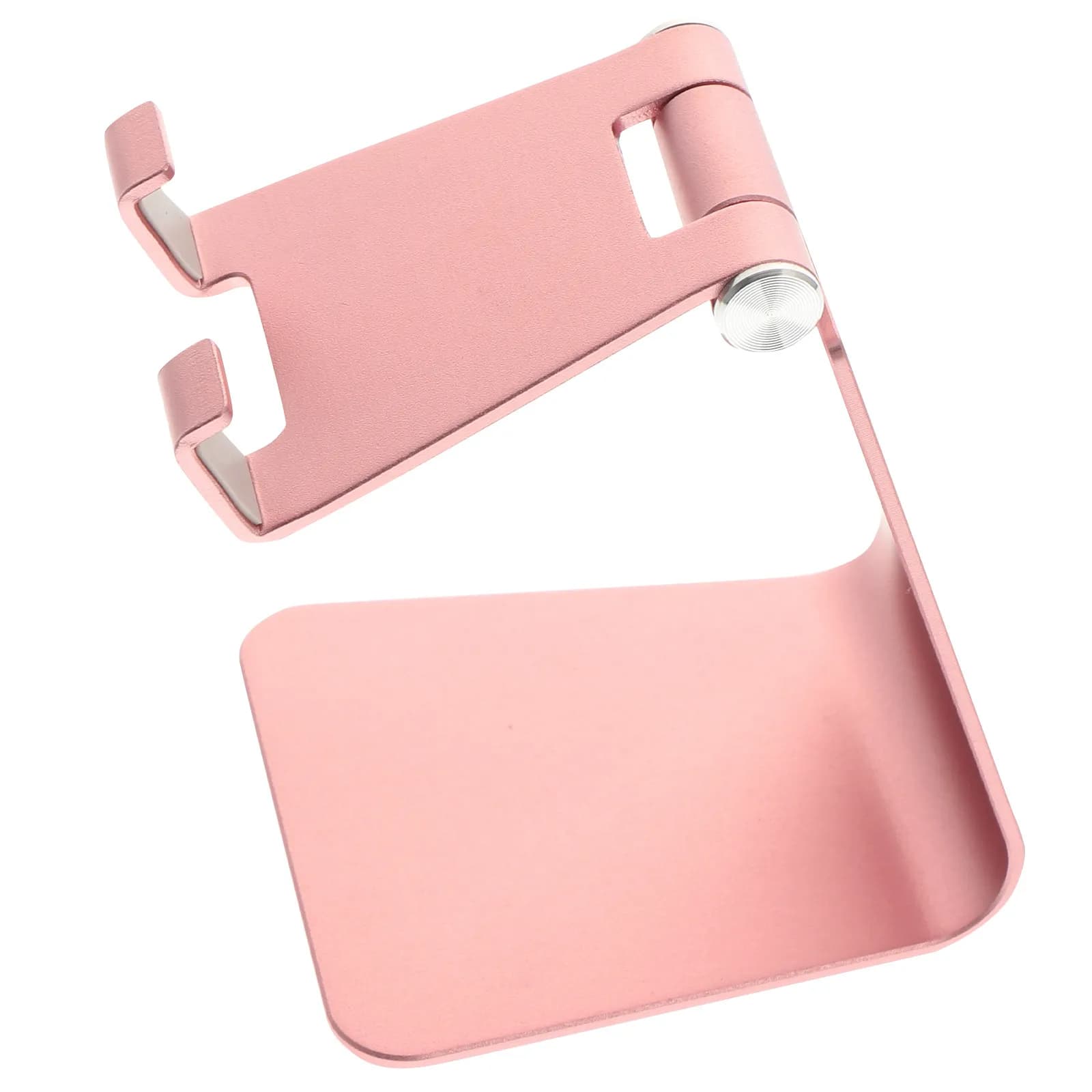 Iron Mobile Phone Case Base Bracket Pink Solid Metal Cartoon Design Desktop Phone Holder for Cellphone Tablet Laptop Stand
