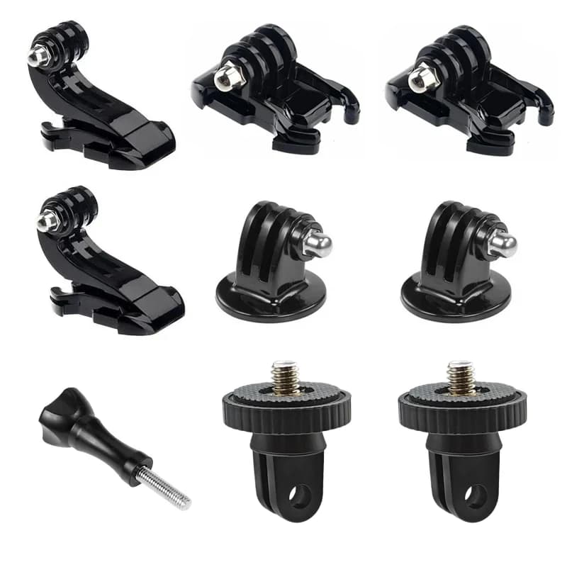 Accessories kit for action camera Accessories with quick release buckle Hero 12 11 10 9 8 7 5 4 3 Set black