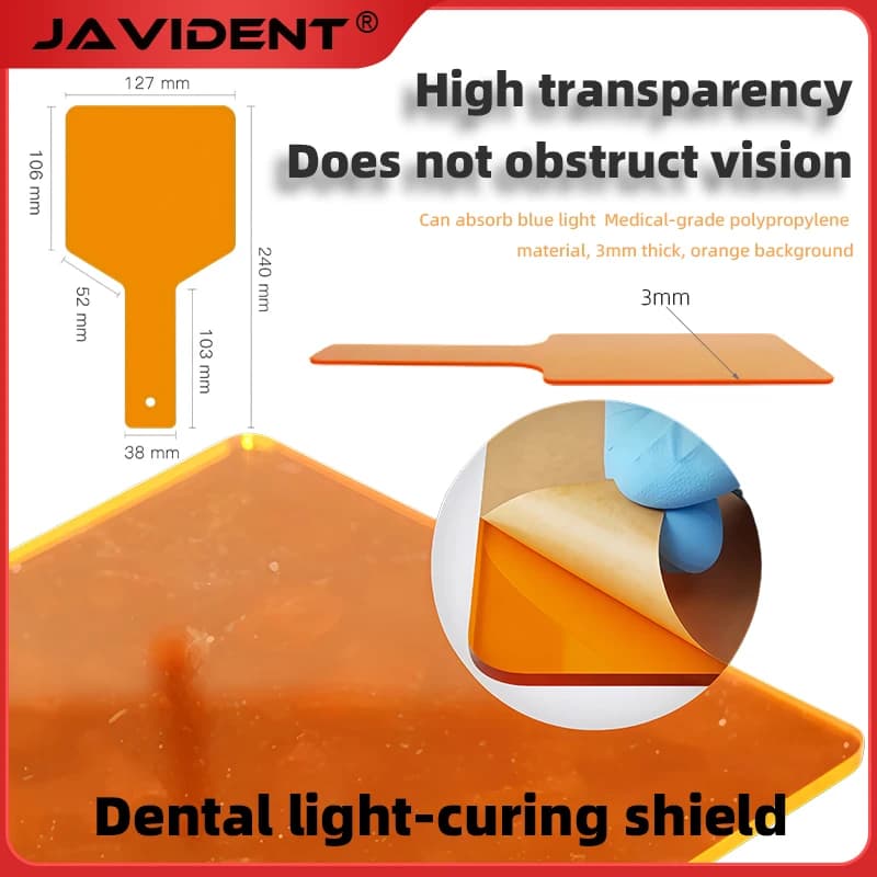 Lampada Dentale a Polimerizzazione Luminosa: Protezione dalla Luce Blu; Blocco UV Viola per Sbiancamento Denti e Otturazioni in Resina