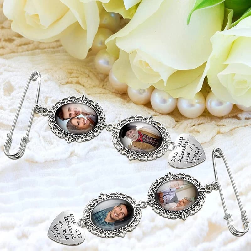 in vetro ovali Boutonniere Bouquet per realizzare spille fai da te