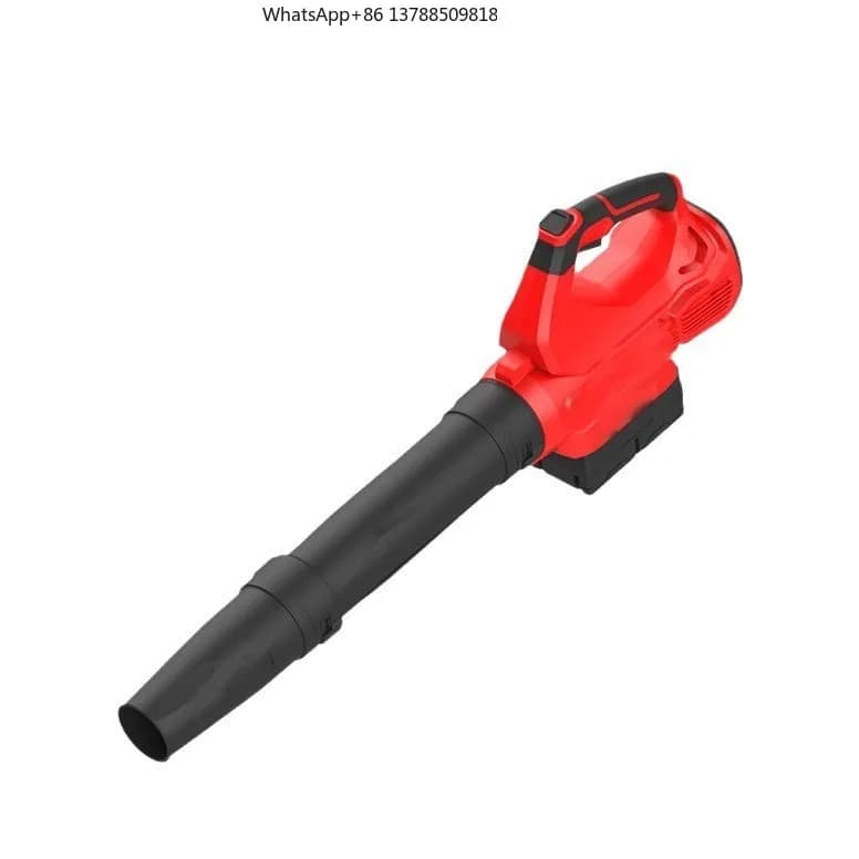 Asciugacapelli Elettrico Portatile 21V al Litio, Ventilatore Industriale per Rimozione Polvere, Pulizia Giardino e Neve