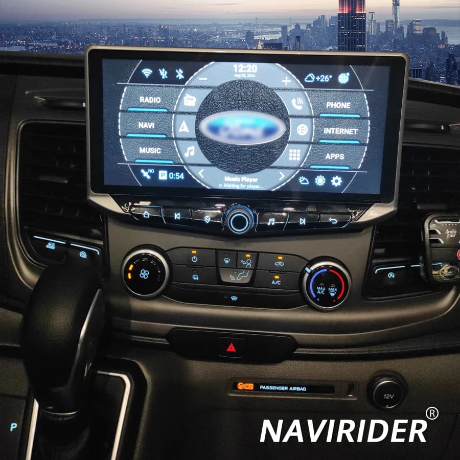 Android 14 Carplay Auto per Ford Transit 350 2020 2021 autoradio navigazione 360 fotocamera DSP Stereo Multimedia 2 Din Player Video