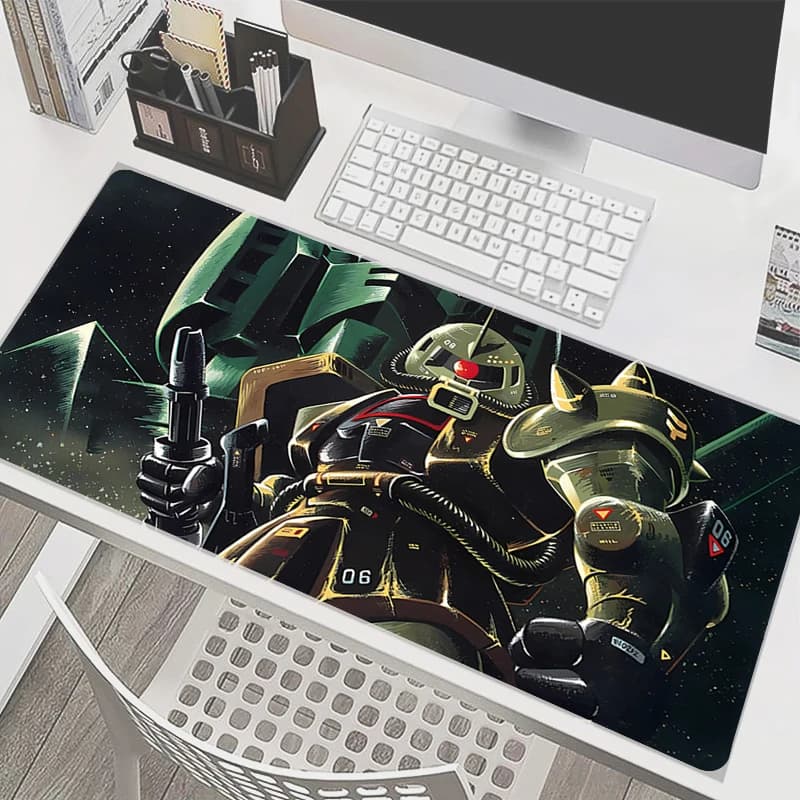 Anime Speed 90x40cm Mechanical Warrior G-gundam Z-zaku II Cabinet Mouse Mat Keyboard and Mouse Computer Desk Mat