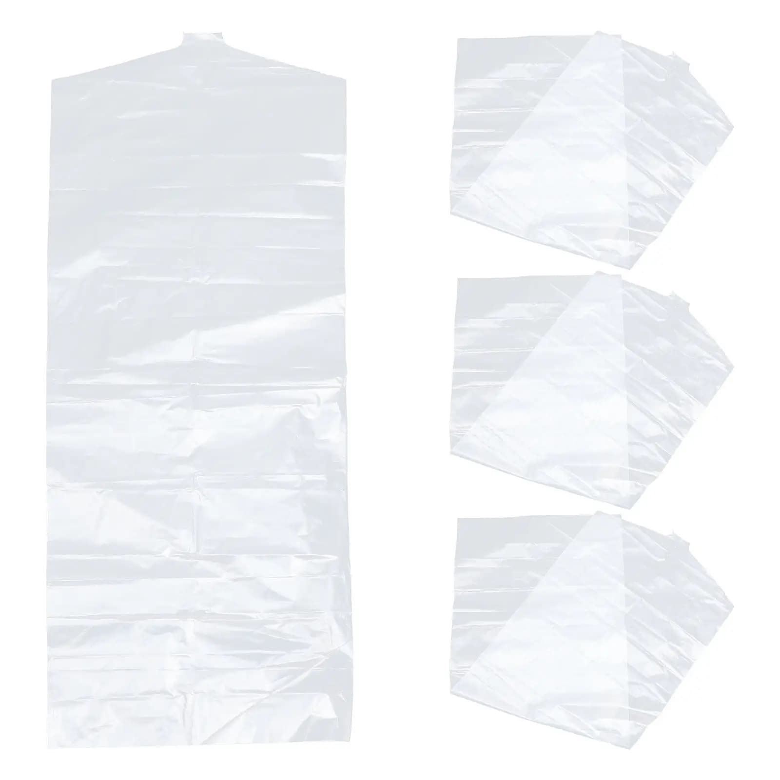 Set di 4 Copriabiti Antipolvere in Materiale Premium, Protezione per Vestiti, Organizzatore Appendibile per Armadio