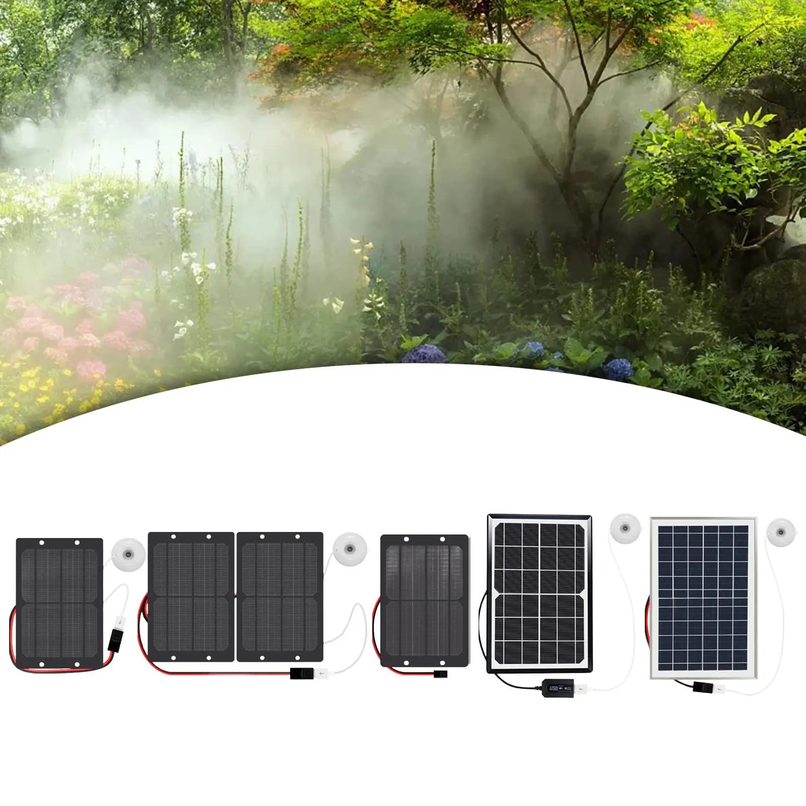 Mini pannello solare umidificatore galleggiante umidificatore ad acqua atomizzazione ufficio viaggio all'aperto casa solo piatto