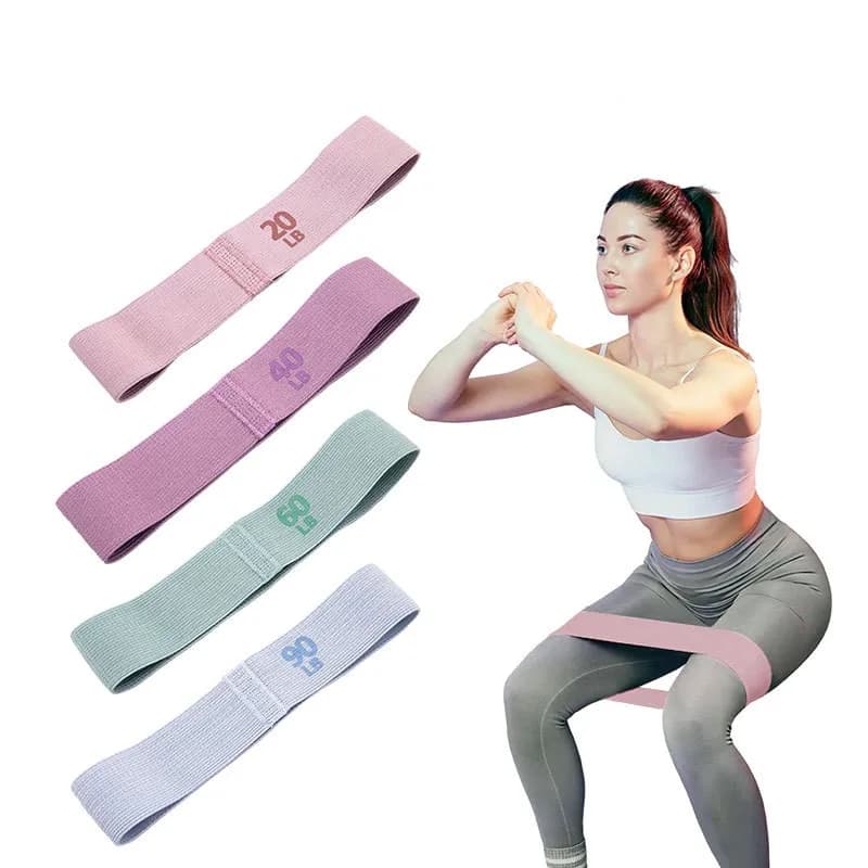Elastic Faxes in Fabric Resistance Faxes for Fitness Yoga Pilates Expansion Faxes for Hip Circles Passing For Gym Training Yoga Training Equipment