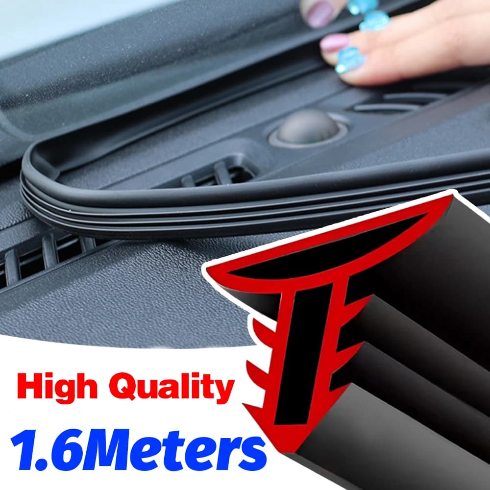 160 centimetri di Alta Qualità Cruscotto Auto Striscia di Tenuta Strisce A Tenuta Rumore Isolamento Acustico Gomma Trim Guarnizione Accessori Auto