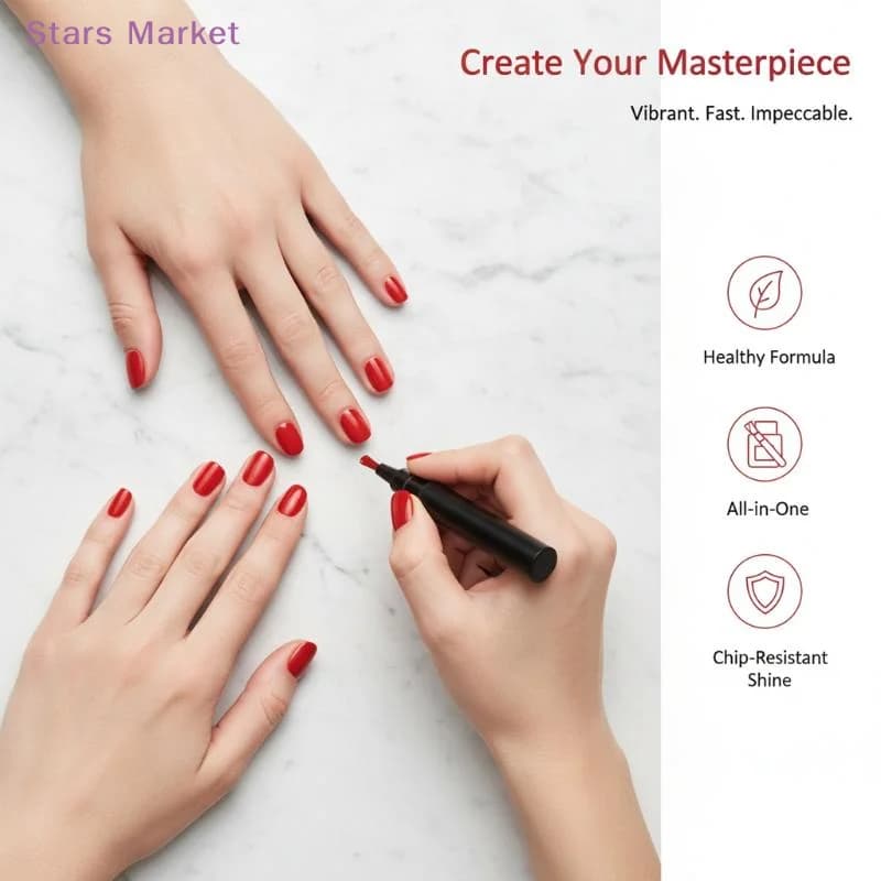 New 1Pcs Semi Permanent Base Top Coat UV Gel Pure Color Gel Nail Polish Pen For Nails Art Gel Varnish Hybrid Neon Nail Polish