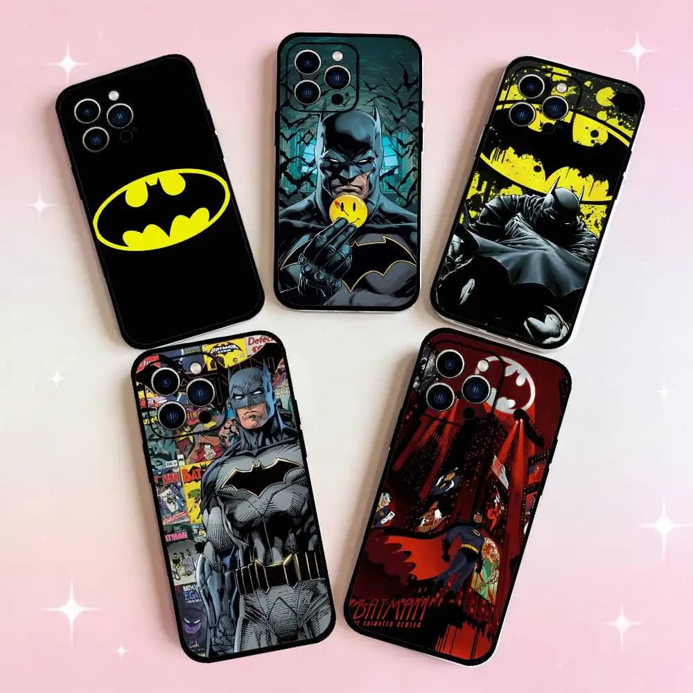Funny-B-Batman-Man Phone Case For IPhone 17/16/15/13/14 Pro Max/ 11Plus/X/Xr/Xs Max/12mini