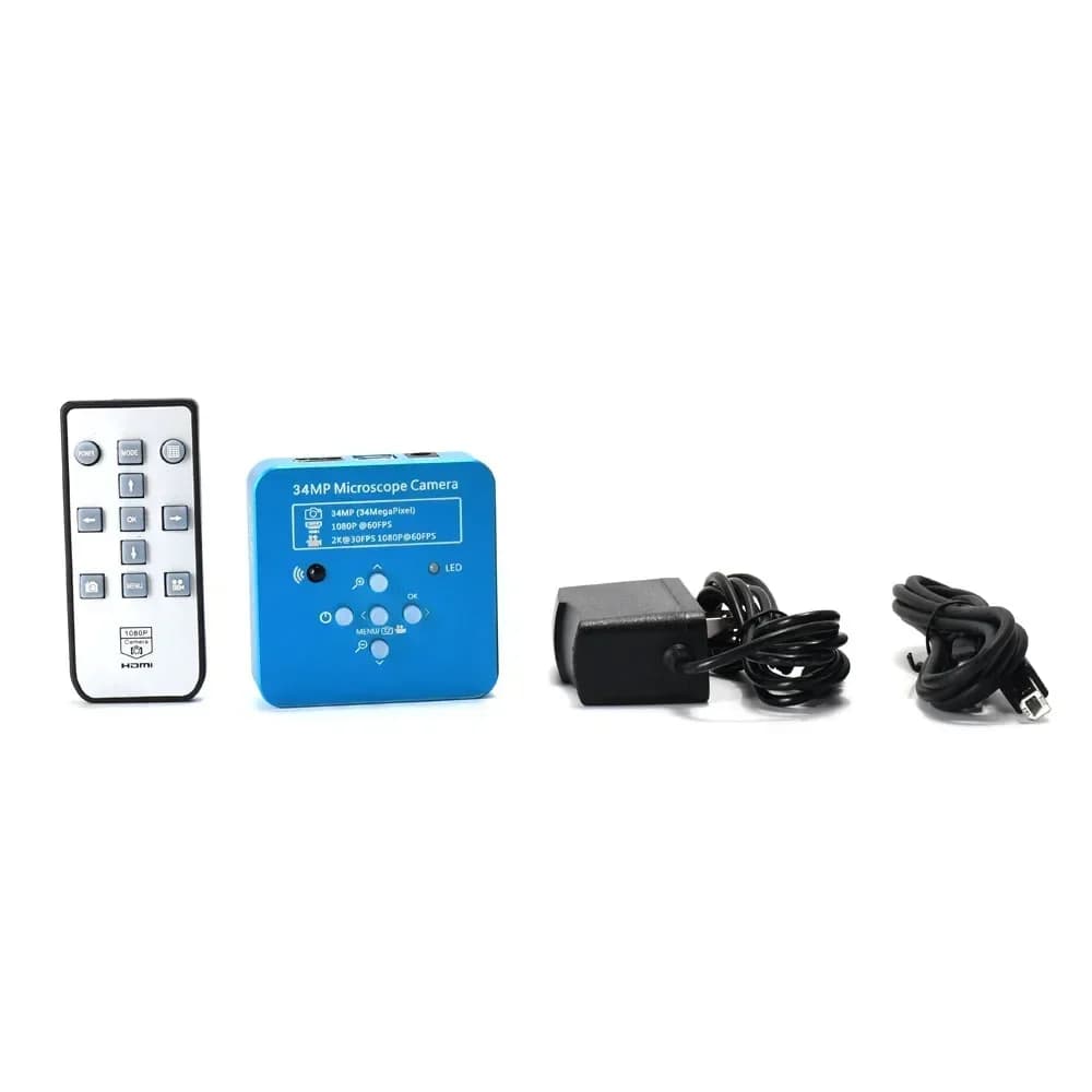 Nuovo in stock Telecamera industriale con sensore CMOS da 1/2,33 '' Telecamera per microscopio video digitale Full HD 2K 34 Mega Pixel