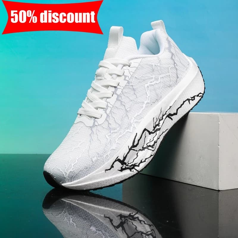 Scarpe Sportive da Uomo Antiscivolo con Suola Morbida, Scarpe da Allenamento in Rete Elastica, Scarpe da Maratona e Jogging Ammortizzanti, Scarpe da Tennis per Coppie