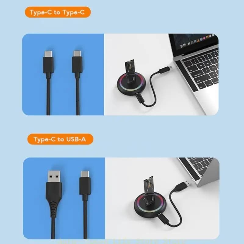 02DA M.2 CLACCHIO SSD USB 3.1 Adattatore involucri stati solidi esterni per 2280